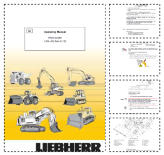 Liebherr L538-432 Wheel Loader Operating Manual from SN 13100
