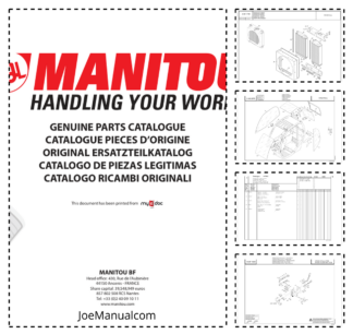 Manitou MT 625 H ST3B Easy Comfort Turbo Telehandlers Parts Catalog