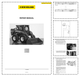New Holland LS180B LS185B LS190B Skidsteer Workshop Manual 1 3242006