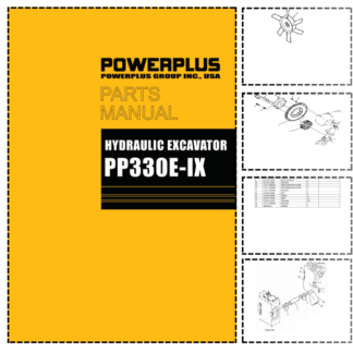 PowerPlus PP330E-IX Hydraulic Excavator Parts Manual