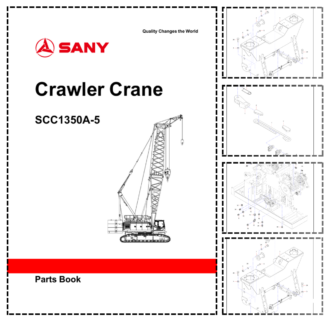 SANY SCC1350A-5 Crawler Crane Parts Catalog CC0135CD1129