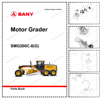 SANY SMG200C-8 Motor Grader Parts Catalog PY1120CB1070