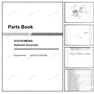 SANY SY215C9M3KS Excavator Parts Catalog