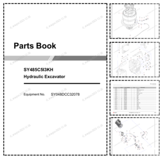 SANY SY485C5I3KH Excavator Parts Catalog