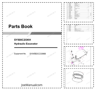 SANY SY500C2I3KH Excavator Parts Catalog