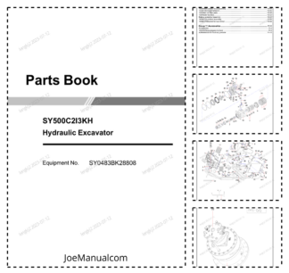SANY SY500C2I3KH Hydraulic Excavator Parts Catalog