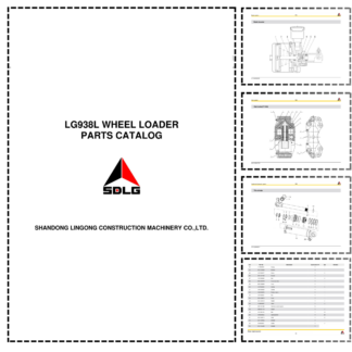 SDLG LG938L Wheel Loader Parts Catalog