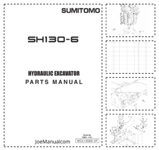 Sumitomo SH130-6 Excavator Parts Catalog SN 130F6-1101