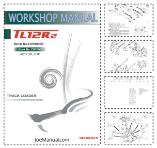 Takeuchi TL12R2 Wheel Loader Workshop Manual SN from 412100002