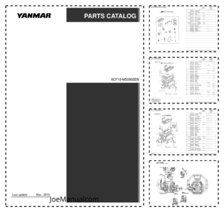 Yanmar 3GM30 3GM30B 3GM30C 3GM30F Marine Diesel Engine Parts Catalog