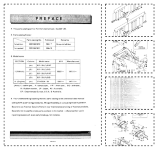 Yanmar B27-2B Excavator Parts Catalog