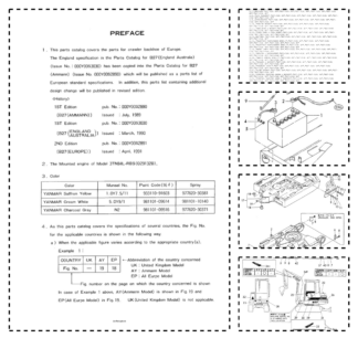 Yanmar B27 Excavator Parts Catalog and Wiring Diagram for England Australia and AMMANN
