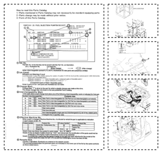Yanmar B50-2 Excavator Parts Catalog for Japan and Overseas