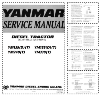 Yanmar YM135DT YM155DT YM240T YM330T Tractors Service Manual