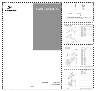 Yanmar YM200-HK YM206-HK YM206D-HK Tractors Parts Catalog Electrical Wiring Diagram