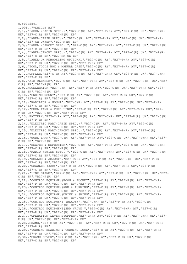 Yanmar B27 Excavator Parts Catalog and Wiring Diagram for England Australia and AMMANN - Image 9