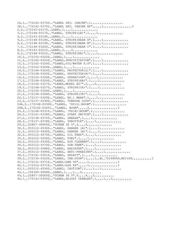 Yanmar B27 Excavator Parts Catalog and Wiring Diagram for England Australia and AMMANN - Image 6
