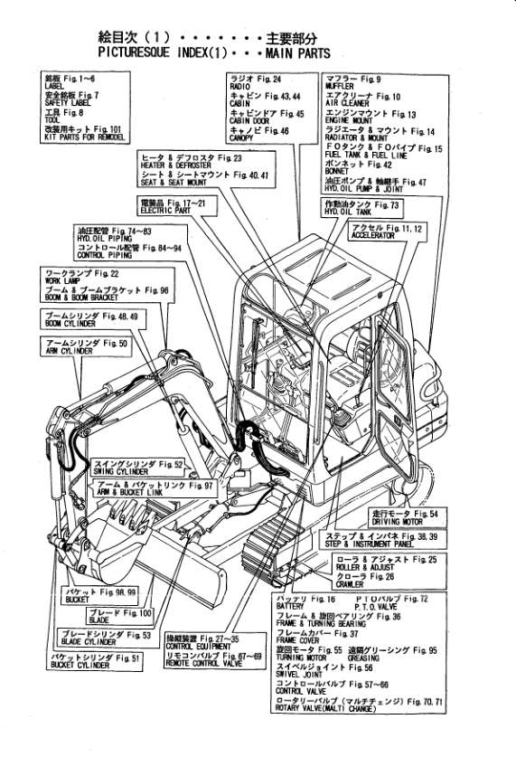 Yanmar B37-2A Excavator Parts Catalog for Japan and Overseas - Image 7