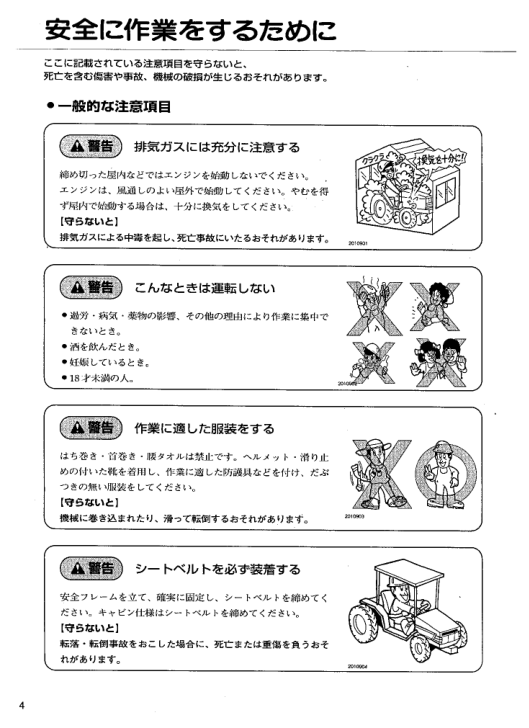 Yanmar US32R 36R 40R 46R 50R Tractors Operation and Maintenance JA - Image 7