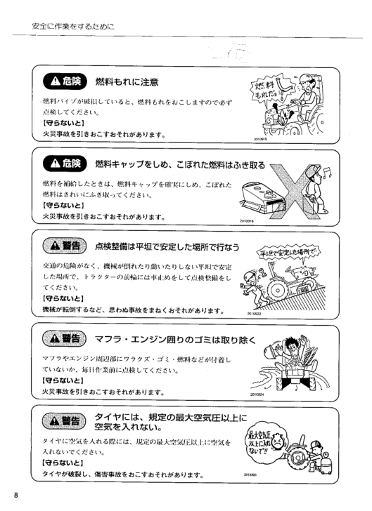 Yanmar US32R 36R 40R 46R 50R Tractors Operation and Maintenance JA - Image 11
