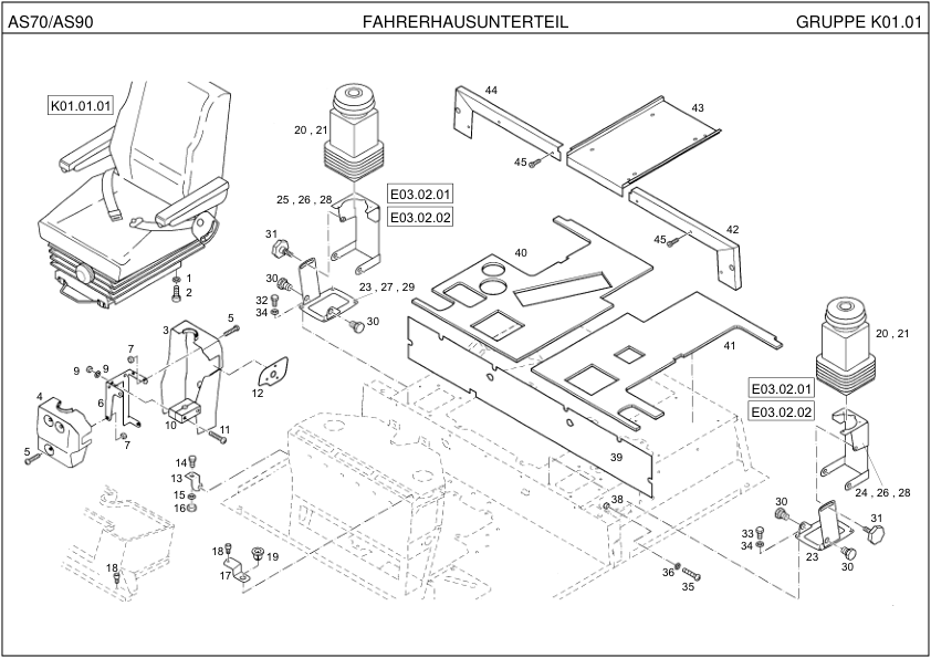 AHLMANN AS70 AS90 AZ85T Loader Parts Catalog DE - Image 10