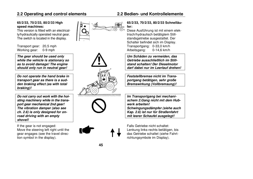 ATLAS 55 65 Wheel Loader Operators Manual - Image 17
