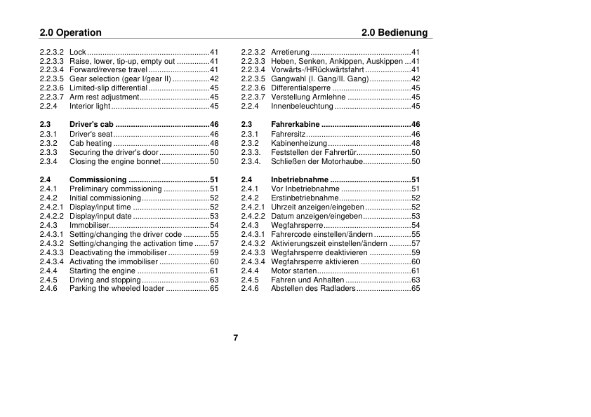 ATLAS 55 65 Wheel Loader Operators Manual - Image 13