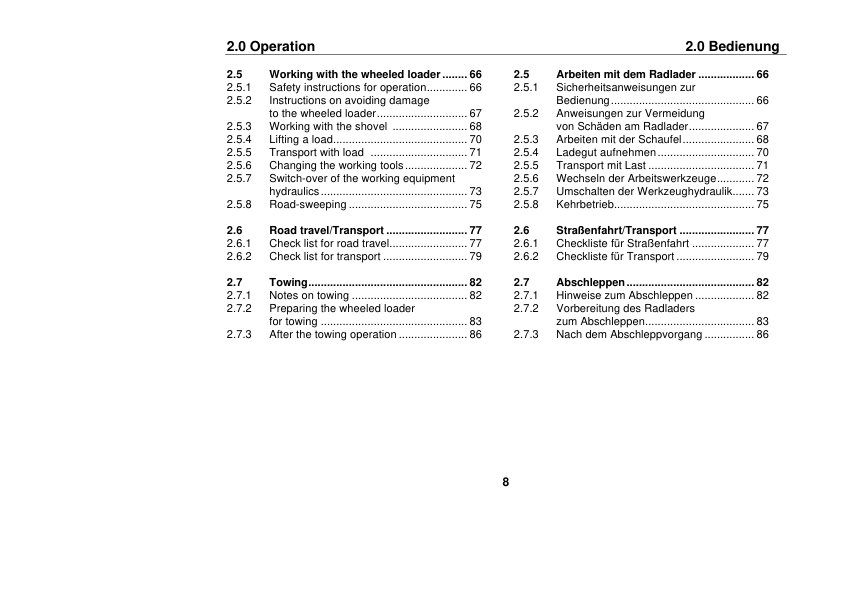 ATLAS 55 65 Wheel Loader Operators Manual - Image 3