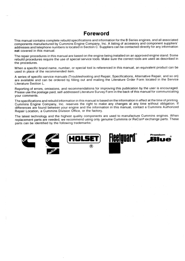 Cummins 4B3.9 4BT3.9 4BTA3.9 6B5.9 6BT5.9 6BTA5.9 Engine Workshop Manual - Image 6