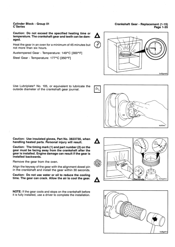 Cummins C Series Diesel Engine Workshop Manual 1991 1994 Certification Lvl - Image 13