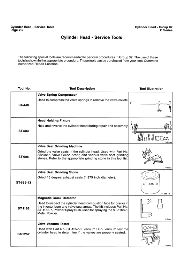Cummins C Series Diesel Engine Workshop Manual 1991 1994 Certification Lvl - Image 14