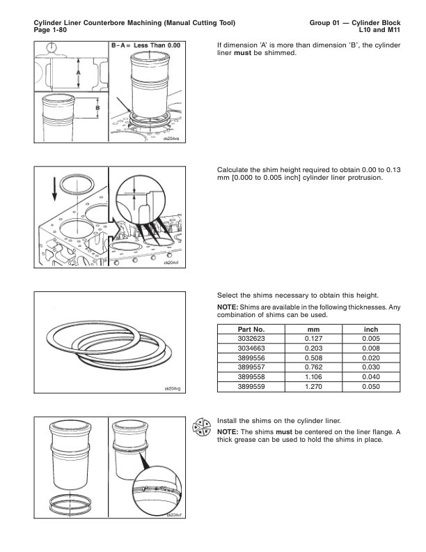 Cummins L10 and M11 Series Engine Repair Manual - Image 12