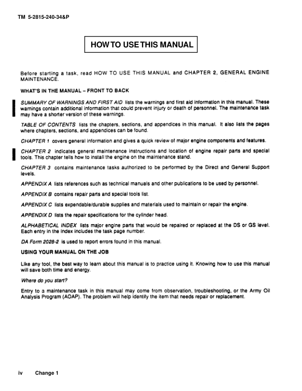 Cummins V903C Diesel Engine Technical Manual - Image 11
