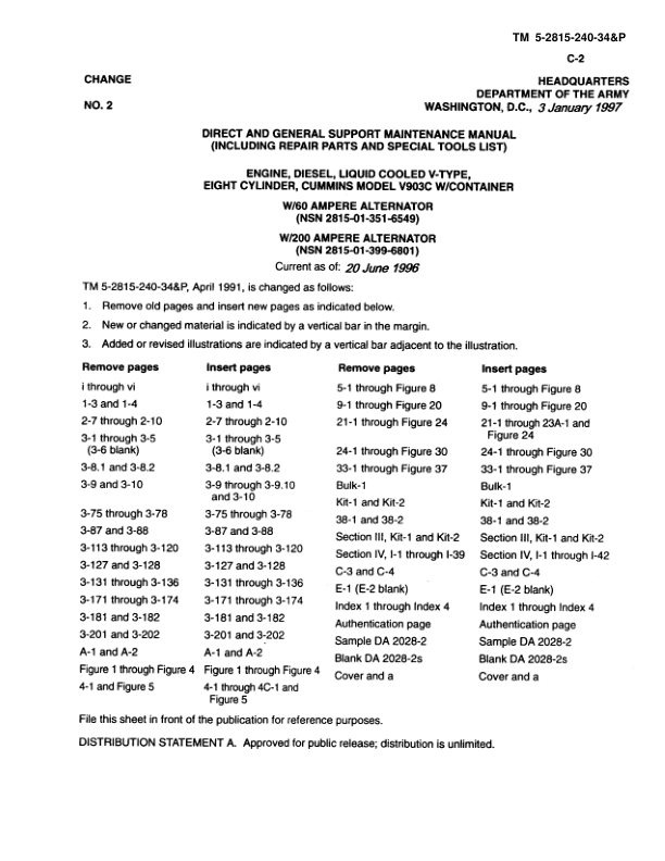 Cummins V903C Diesel Engine Technical Manual - Image 7