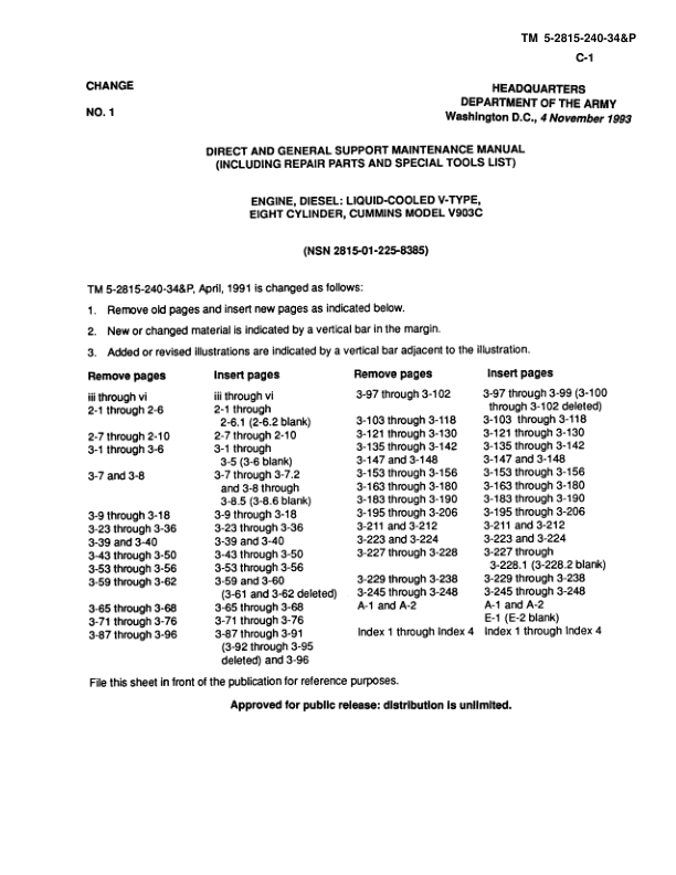 Cummins V903C Diesel Engine Technical Manual - Image 8