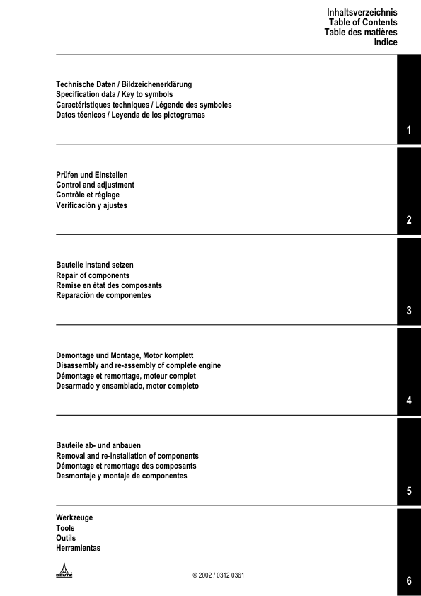 FENDT DEUTZ 2012 Engine Workshop Manual X990005047000 - Image 4