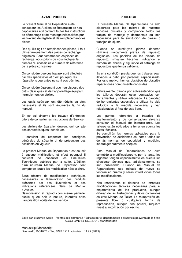 FENDT DEUTZ 2013 Engine Workshop Manual X990005034 - Image 8