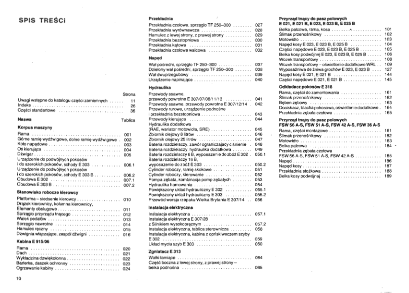 FORTSCHRITT E302 Forage Harvester Operators Manual - Image 4