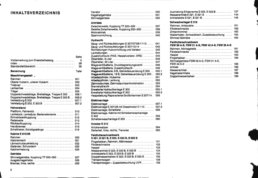 FORTSCHRITT E302 Forage Harvester Operators Manual - Image 7