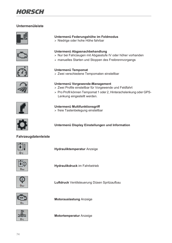 HORSCH LEEB LT Terminal Operators Manual - Image 15