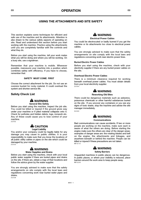 JCB 3CX 4CX 4C 4CN Servo Command Backhoe Loader Operators Manual 483468-499999 ENG 9801/8510 Printed Book - Image 18