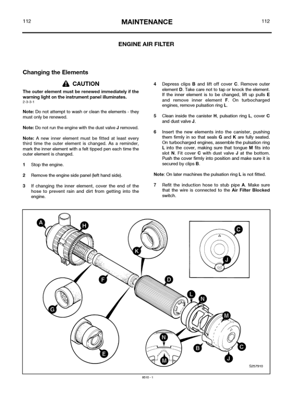 JCB 3CX 4CX 4C 4CN Servo Command Backhoe Loader Operators Manual 483468-499999 ENG 9801/8510 Printed Book - Image 12
