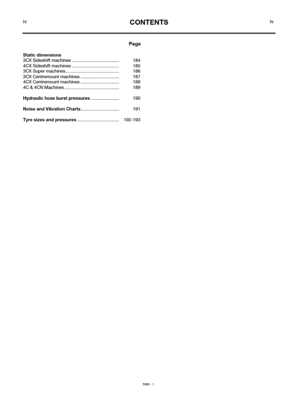 JCB 3CX 4CX 4C 4CN Servo Command Backhoe Loader Operators Manual 483468-499999 ENG 9801/8510 Printed Book - Image 10