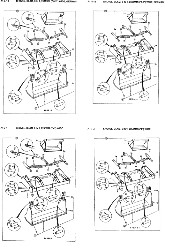 JCB 3CX Sitemaster HammerMaster 4C 4CN Backhoe Loader Parts Catalog 9800/9601-11 - Image 10