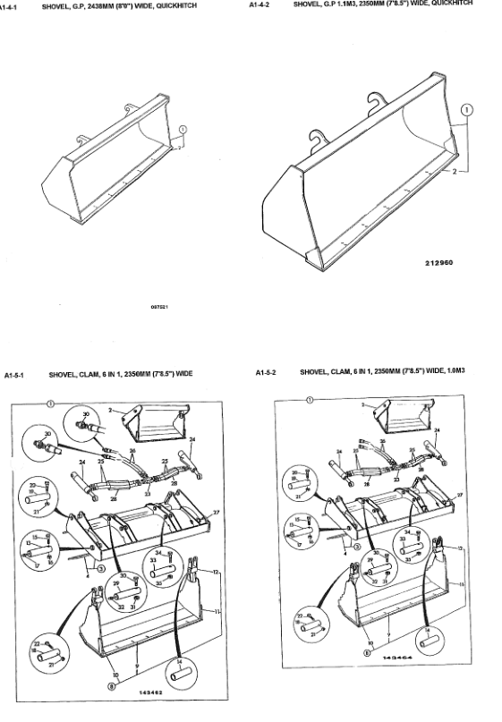 JCB 3CX Sitemaster HammerMaster 4C 4CN Backhoe Loader Parts Catalog 9800/9601-11 - Image 9