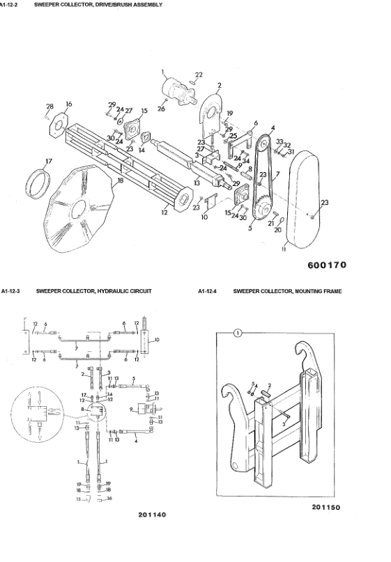 JCB 3CX Sitemaster HammerMaster 4C 4CN Backhoe Loader Parts Catalog 9800/9601-11 - Image 4
