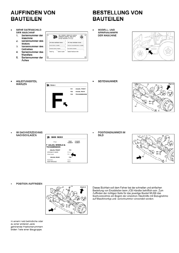 JCB 930-2T2 930-4T2 TIER 11 Rough Terrain Forklift Parts Catalog 9800/7644-1 - Image 10