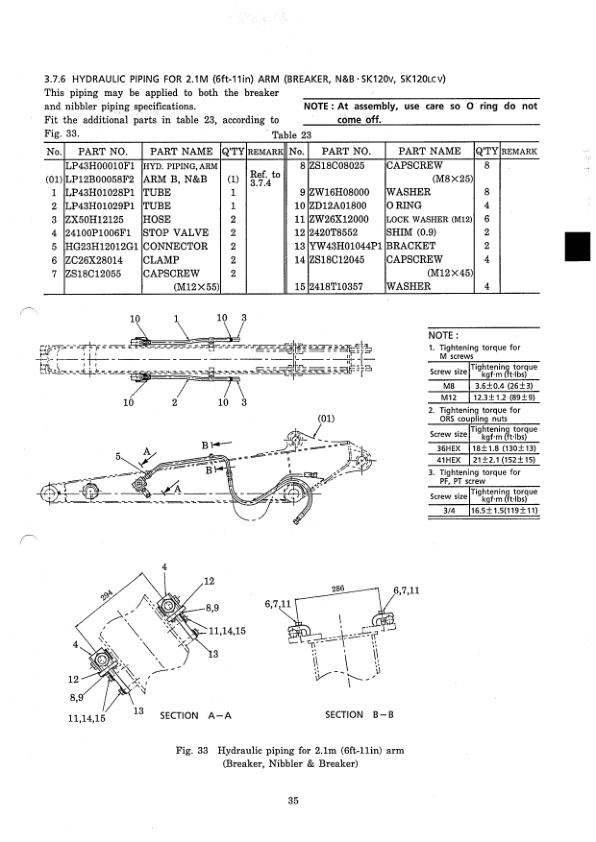 Kobelco SK100LV SK120V SK120LCV Excavator Workshop Manual S5LP0008E - Image 23