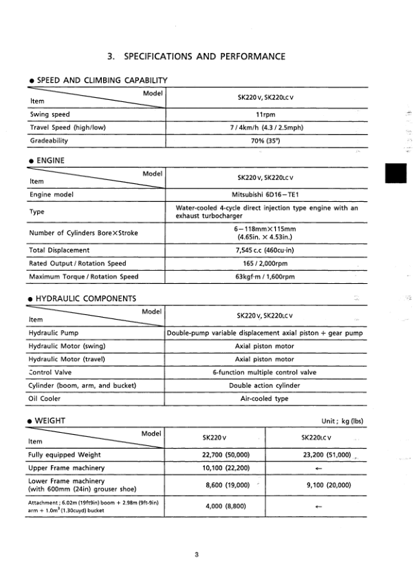 Kobelco SK220V SK220LCV Excavator Workshop Manual S5LQ0008E - Image 4
