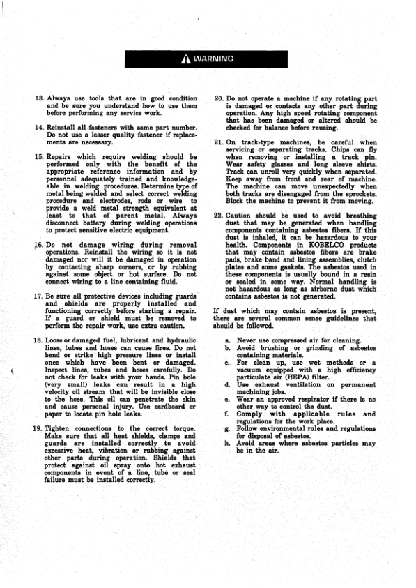 Kobelco SK220V SK220LCV Excavator Workshop Manual S5LQ0008E - Image 7